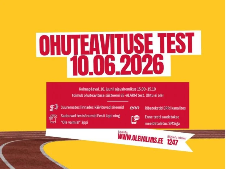 Kohtla-Järvel kõlab EE-ALARMi test: mida teha