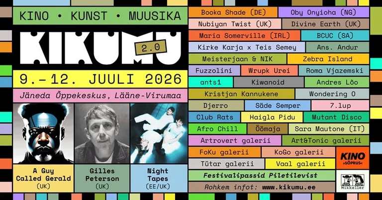 Jänedal toimuv KIKUMU 2026 toob lavale maailmanimed ja suvekino