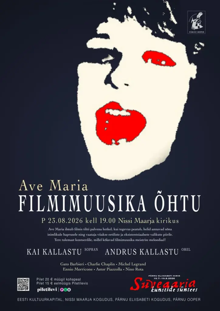 „Ave Maria” filmimuusikaõhtu Saue vallas 23. augustil