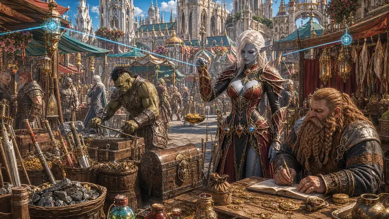 Lineage2AI AI MMORPG projekti illustratsioon 2