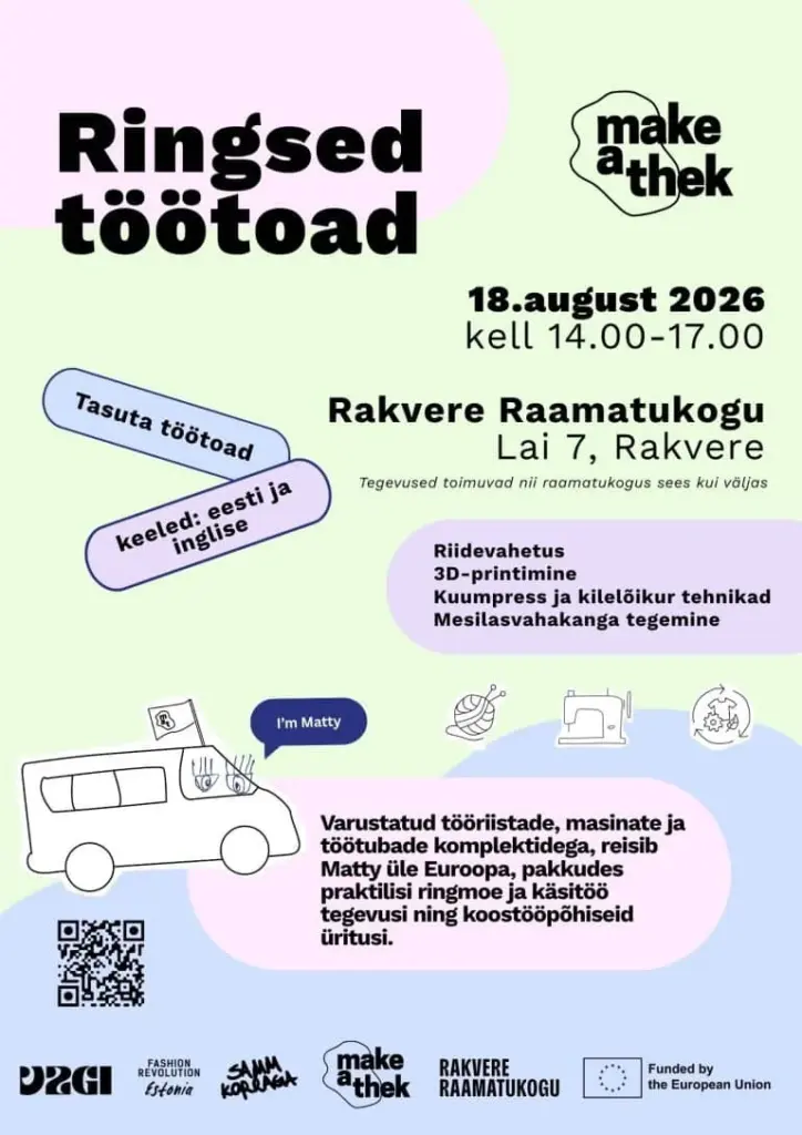 Make-a-Thek toob Rakverre tasuta töötoad ja riidevahetuse