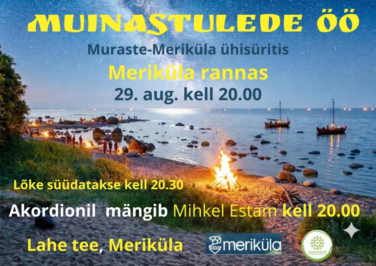 Muinastulede öö kutsub Harku rahva Meriküla randa tasuta