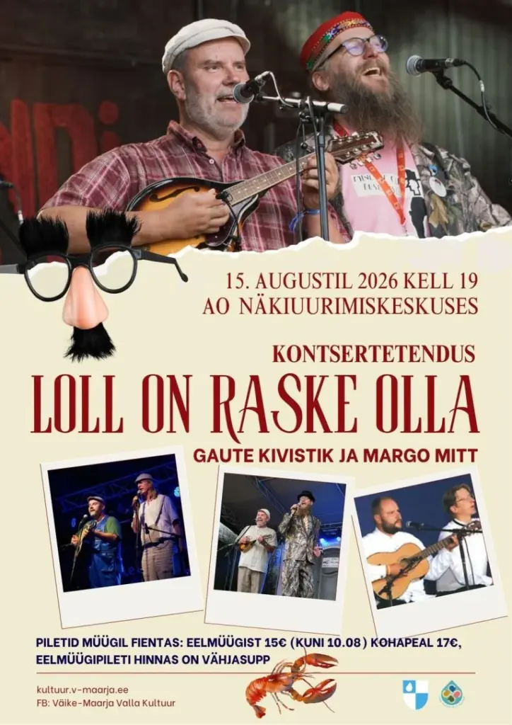 Rakvere kandis kõlab „Loll on raske olla“ – sissepääs tasuta