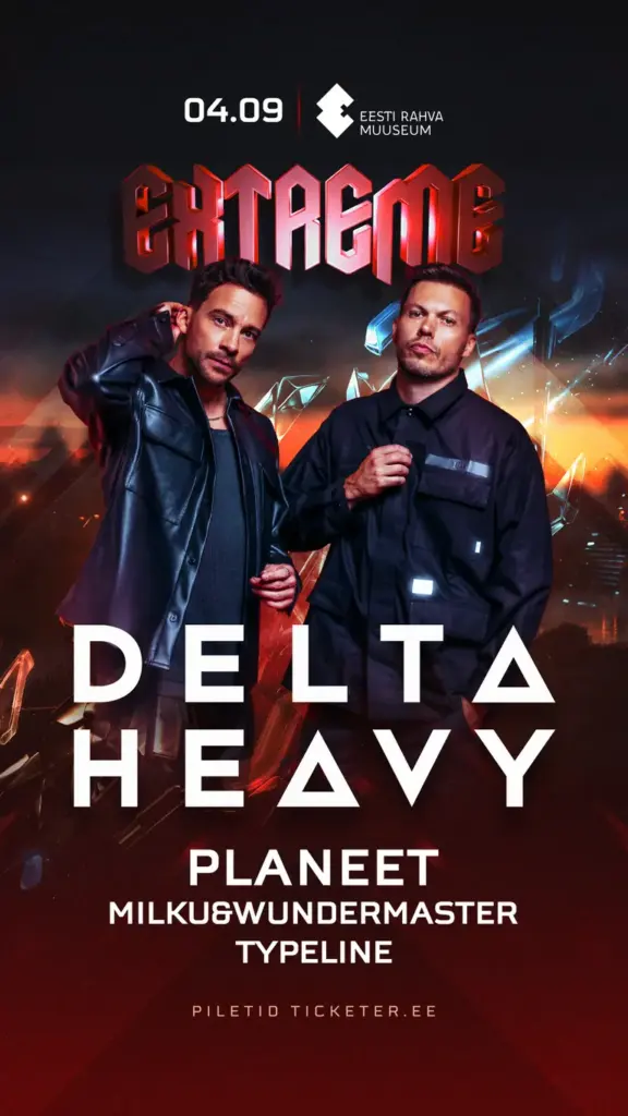 Delta Heavy vallutab 4. septembril Tartus ERMi