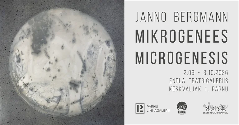 Pärnu tasuta näitus „MICROGENESIS“ avaneb 2. septembril