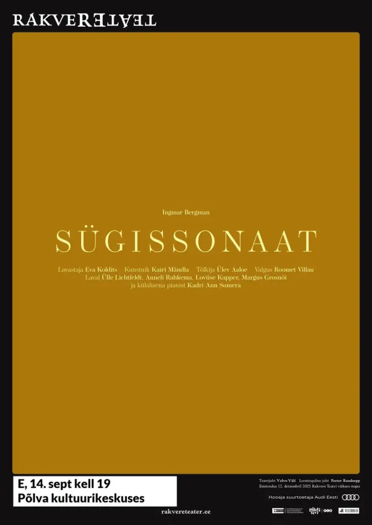 Rakvere Teatri „Sügissonaat” Põlvas 14. septembril