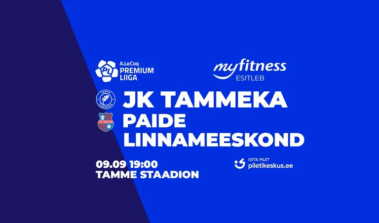 Tammeka võõrustab Tartus Paidet – pilet kuni 10,90 eurot