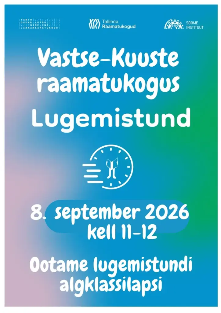 Vastse-Kuuste Lugemistund ootab 8. septembril algklassilapsi